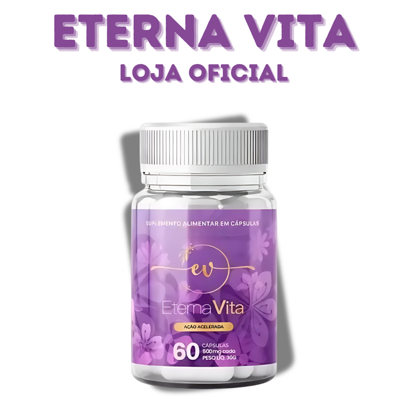 Eterna Vita 60 Cápsulas - Loja Oficial - Frete Grátis